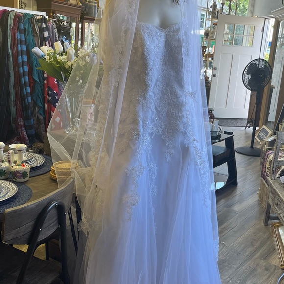 WEDDING DRESS BY DAVID’S - Picture 9 of 9